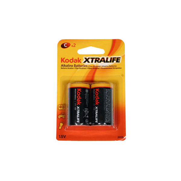 Alkalne baterije KODAK EXTRALIFE C14/2kom 395 2041